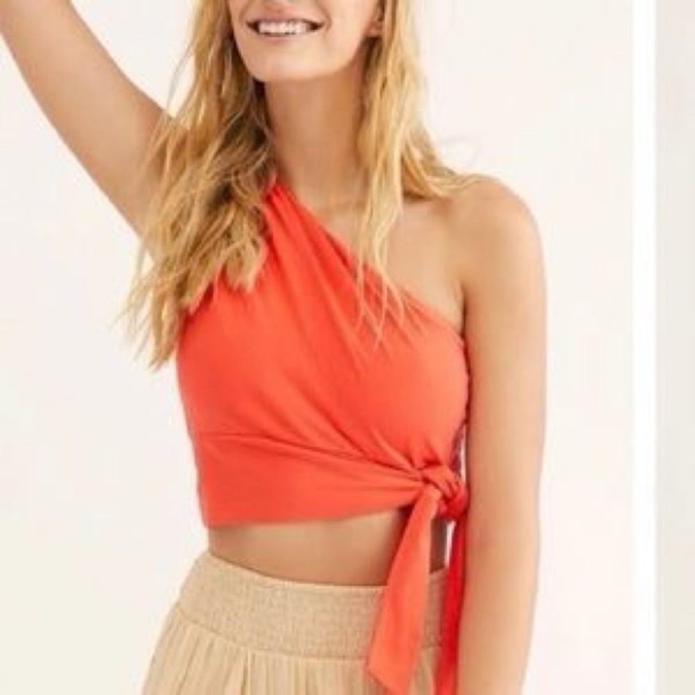 Free People one shoulder tank top size extra small